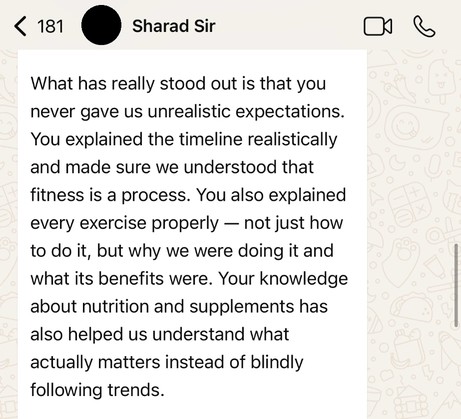What has really stood out is that you never gave us unrealistic expectations. You explained the timeline realistically.